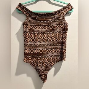 Express One Eleven Off-the-Shoulder Bodysuit – Size Medium 95% cotton